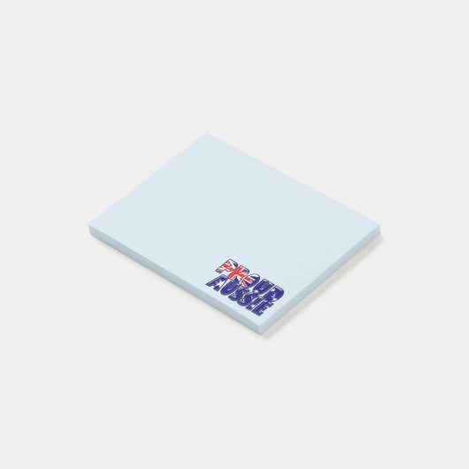 Post-it® fière Aussie - Post-It-Notes pad (Incliné)