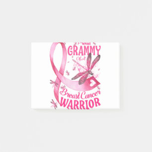Post-it® Fière Gramme D'Un Cancer Du Sein Guerrier Sensibil