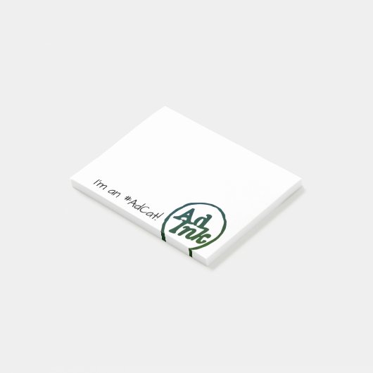 Post-it® Fierté collante d'AdCat ! (Incliné)