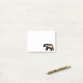 Post-it® Fierté de l'ours (Sur un bureau)