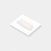 Post-it® Fierté| Style des années 70 (Incliné)