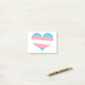 Post-it® Fierté transgenre (Sur un bureau)