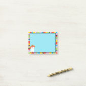 Post-it® Fiesta American Eskimo Chien (Sur un bureau)