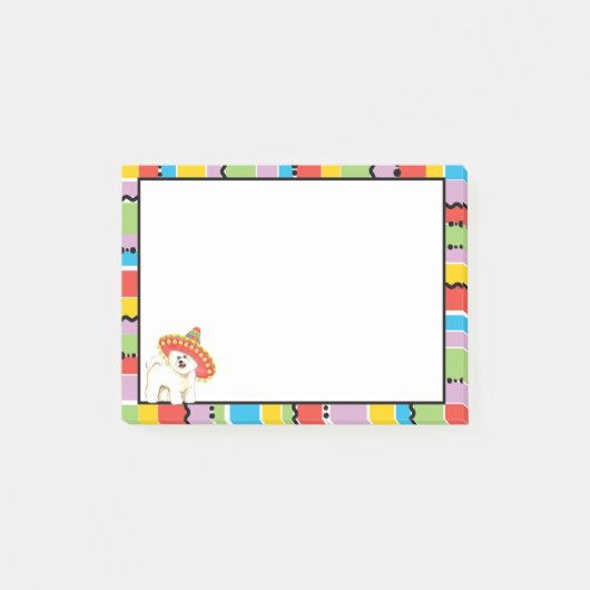 Post-it® Fiesta Bichon (Devant)