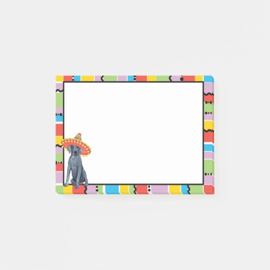 Post-it® Fiesta great dane (Devant)