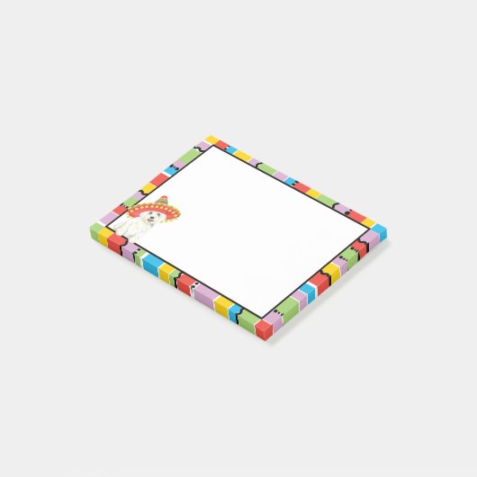 Post-it® Fiesta Westie (Incliné)