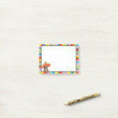 Post-it® Fiesta Yorkie (Sur un bureau)