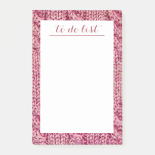 Post-it® Fil rose de Knit