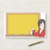 Post-it® Fille (Sur un bureau)