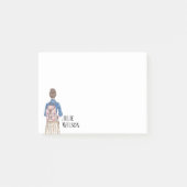 Post-it® Fille à pied (Devant)