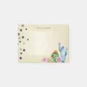 Post-it® Fille Aquarelle Cactus, Perles - (Devant)