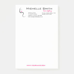 Post-it® Fille avec l'icône de marquage à chaud de