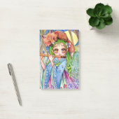 Post-it® Fille avec Renard dormant (Bureau)