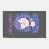 Post-it® Fille d'anime lunettes de réalité virtuelle Notes (Devant)