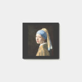 Post-it® Fille d'art avec une perle oreille par Vermeer (Devant)