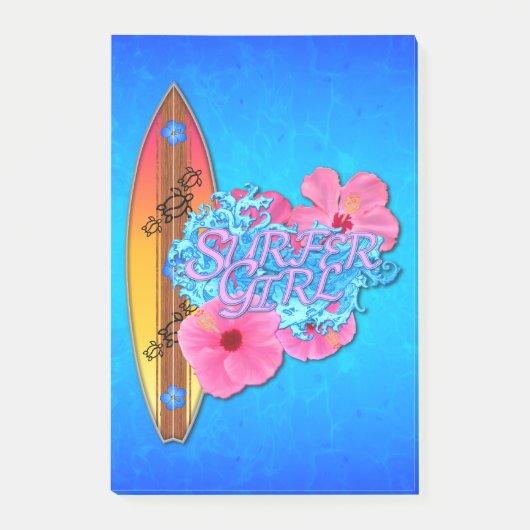 Post-it® Fille de surfer (Devant)