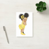 Post-it® Fille de tournesol afro-américaine fillePost-It No (Bureau)