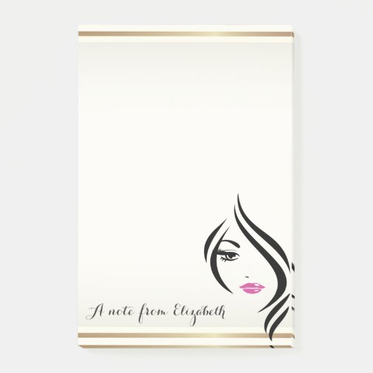 Post-it® Fille élégante et stylée girly (Devant)