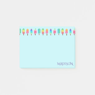 Post-it® Fille Motif mauve-bleue