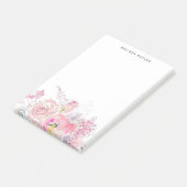 Post-it® Fille rose floral (Incliné)