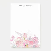 Post-it® Fille rose floral (Devant)