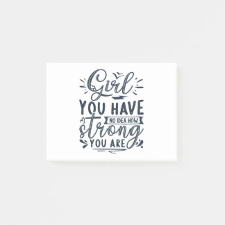 Post-it® Fille, tu n'as aucune idée de ta force
