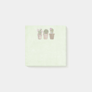 Post-it® Filles de cactus mignonnes portant des bijoux