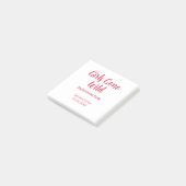 Post-it® filles déchaînées enterrement de vie de jeune fill (Incliné)