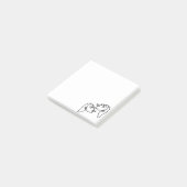 Post-it® Filles séductrices contour blanc (Incliné)