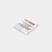 Post-it® Fire DOT Pas Rangers Cancer Recherche Anciens comb (Incliné)