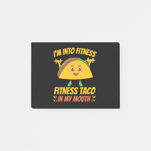 Post-it® Fitness Taco Exercice Salle De Fitness (Devant)