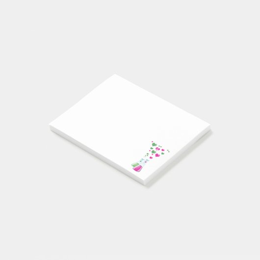 Post-it® Flacon, Erlenmeyer, Bécher, Chimie, Laboratoire (Incliné)