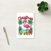 Post-it® Flamant rose de Noël en juillet (Bureau)