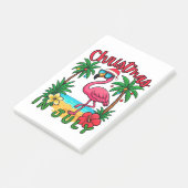 Post-it® Flamant rose de Noël en juillet (Incliné)