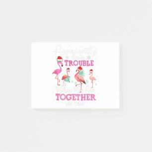 Post-it® Flamant rose drôle Noël
