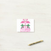 Post-it® Flamant rose Je suis un survivant Sensibilisation  (Sur un bureau)