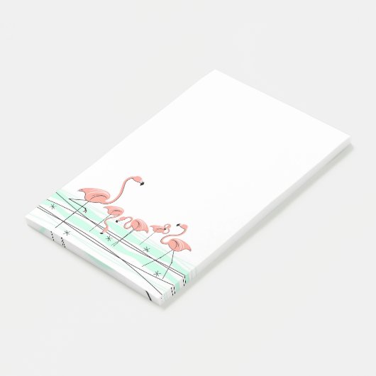 Post-it® Flamant rose Ocean Group post-it (Incliné)