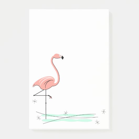 Post-it® Flamant rose Océan vertical (Devant)