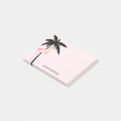 Post-it® Flamant rose Palmier Tropical (Incliné)