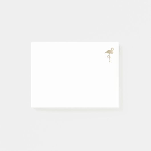 Post-it® Flamant rose Parties scintillant (Devant)
