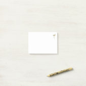 Post-it® Flamant rose Parties scintillant (Sur un bureau)