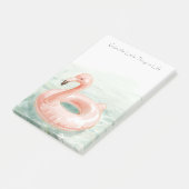 Post-it® Flamant Rose Piscine Profitez des Petites Choses (Incliné)