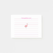 Post-it® Flamant rose rose (Devant)