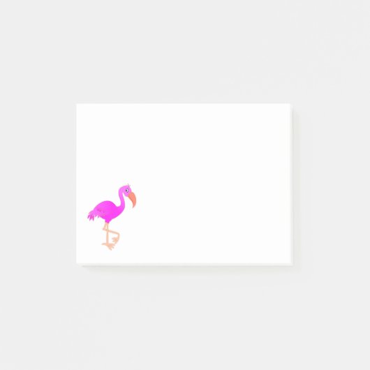 Post-it® Flamant rose rose (Devant)