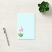 Post-it® Flamant rose rose à Santa Hat Noël Whimsical (Bureau)