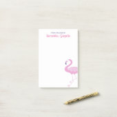 Post-it® Flamant rose Rose Du Bureau De (Sur un bureau)