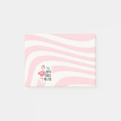 Post-it® Flamant rose rose ondulé (Devant)