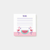 Post-it® Flamant rose tropical Watermelon Post-It Notes (Devant)