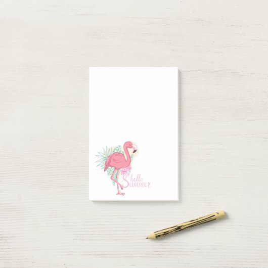 Post-it® Flamants roses (Sur un bureau)