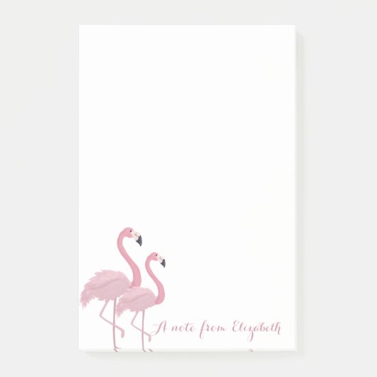 Post-it® Flamants roses adorables (Devant)